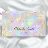 simulated glitter on faux iridescent opal texture