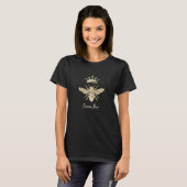 simulated glitter queen bee T-Shirt (Front Full)