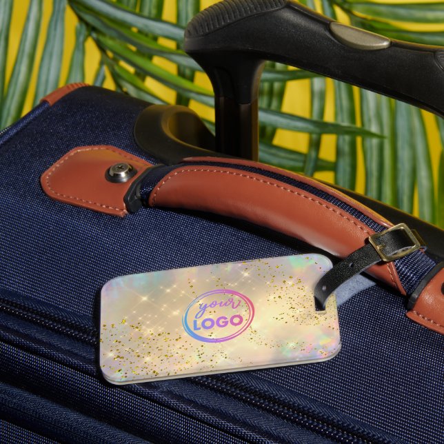 simulated sparkle  luggage tag (Front Insitu 3)