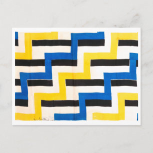 Simultaneous Fabric Sonia Delaunay Postcard