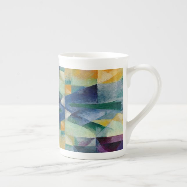 Simultaneous Window 1912 by Robert Delaunay Bone China Mug (Right)
