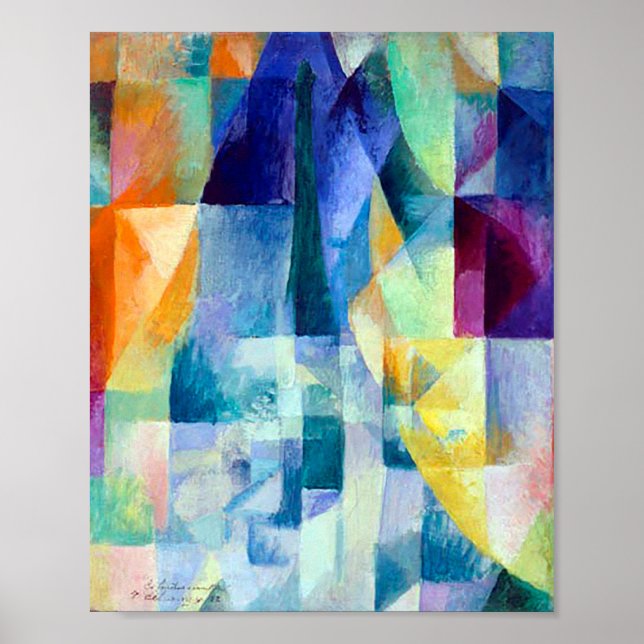 Simultaneous windows by Robert Delaunay Poster (Front)