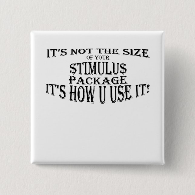 Simulus Package too 15 Cm Square Badge (Front)