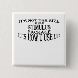 Simulus Package too 15 Cm Square Badge