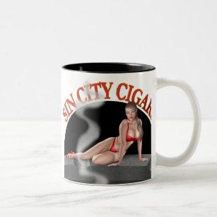 Sin City Cigars "Bikini Girl" Mug