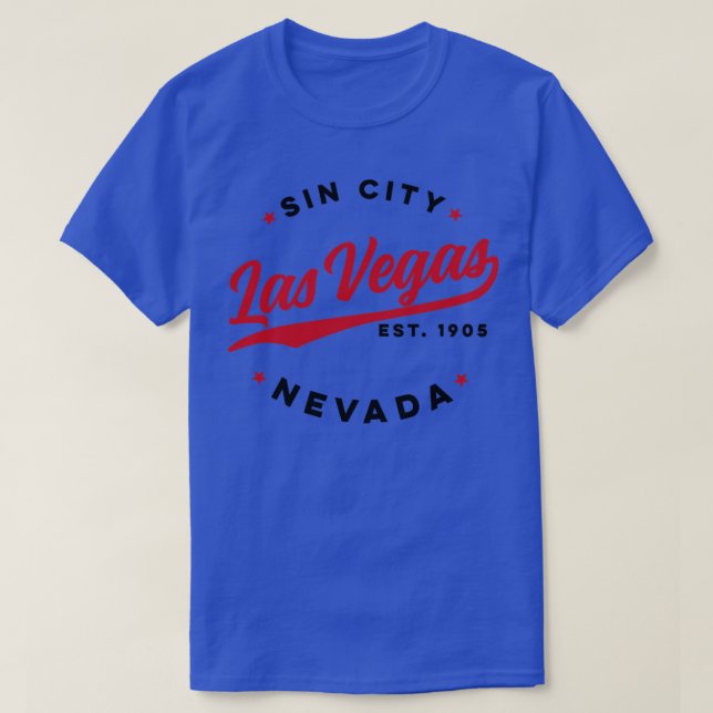 Sin City Las Vegas Nevada T-Shirt (Design Front)