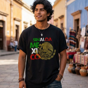 Sinaloa Mexico Flag  T-Shirt