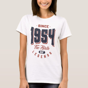 Since 1954 The Birth Of Legends Birthday Gift T-Shirt