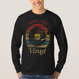 Since 1992 Vinyl Retro Record Vintage Music T-Shirt