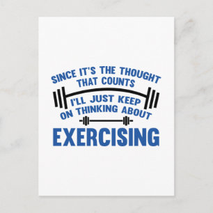 Since It's The Thought That Counts I'll Just Keep Postcard