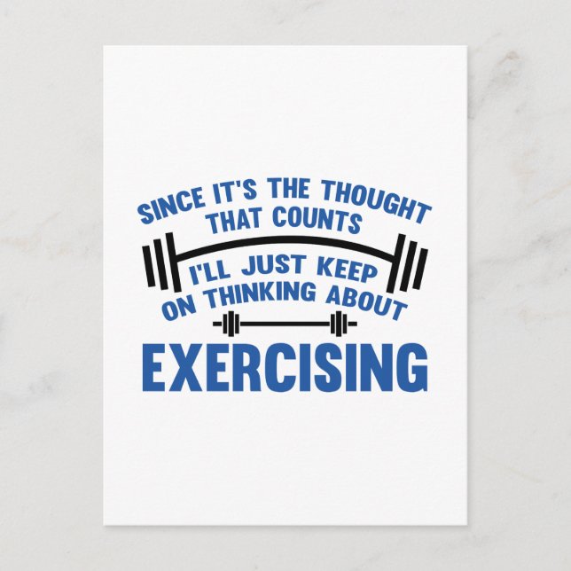 Since It's The Thought That Counts I'll Just Keep Postcard (Front)