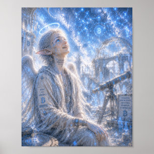 Sincere Admiration / Angel / Star Observatory Poster