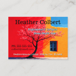 Sincere Friendly Cheerful Professional Caregiver  Business Card