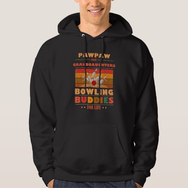 Sincere Granddaughters PAWPAW Buddies For Life Bow Hoodie (Front)
