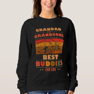 Sincere Grandparents Buddies For Life Grandad Gran Sweatshirt