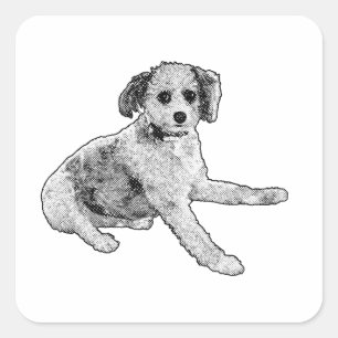 Sincere Signal, Pure Line Square Sticker