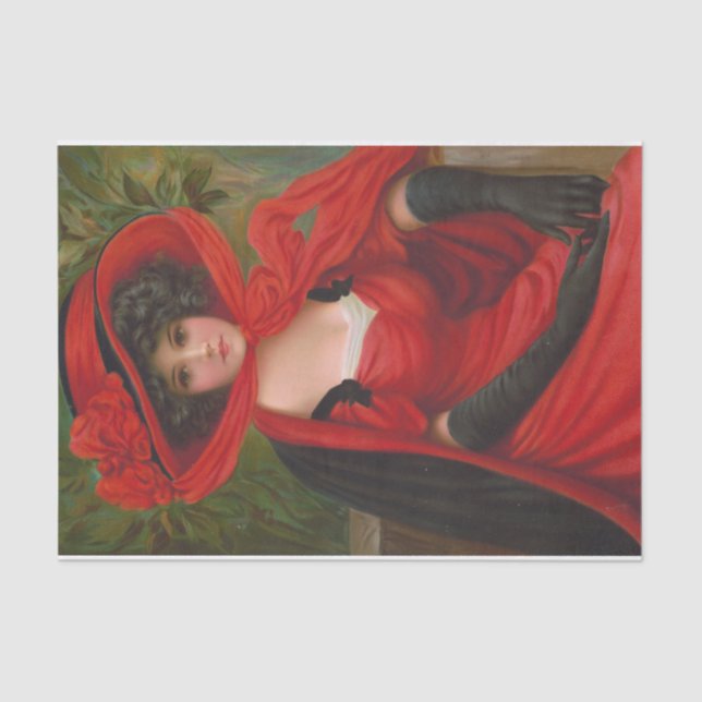 Sincerity by Edward Percy Moran Tissue Paper (Front)