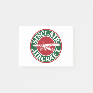 Sinclair Aircraft vintage sign. Post-it Notes