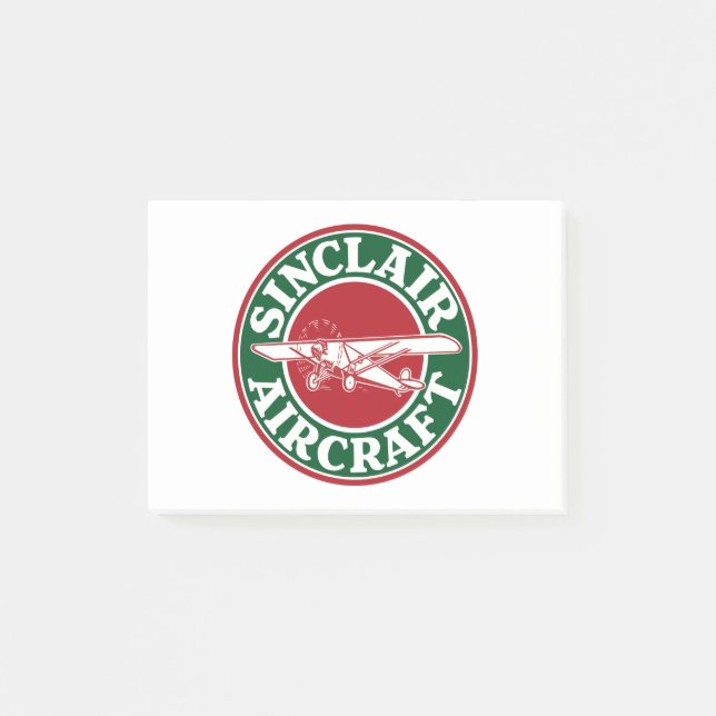 Sinclair Aircraft vintage sign. Post-it Notes (Front)
