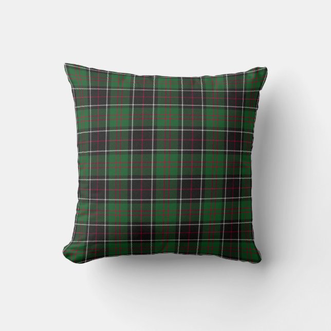 Sinclair Clan Hunting Tartan Variant Plaid Cushion (Front)
