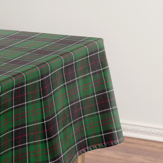 Sinclair Clan Hunting Tartan Variant Plaid Tablecloth (In Situ)