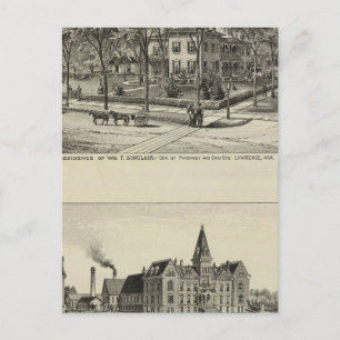 Sinclair Residence, Kansas Postcard
