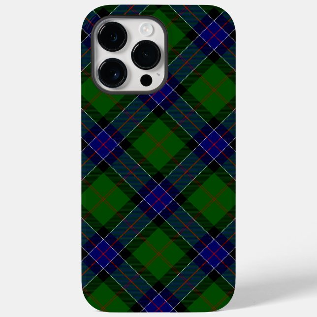 Sinclair tartan blue green plaid Case-Mate iPhone case (Back)