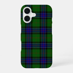 Sinclair tartan blue green plaid iPhone 16 case