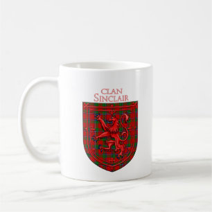 Sinclair Tartan Scottish Plaid Lion Rampant Coffee Mug