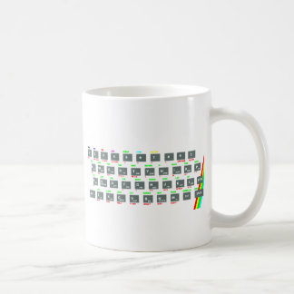 Sinclair ZX Spectrum Keyboard Keys Coffee Mug