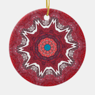 Sindh ethnic tribal pattern.jpg ceramic tree decoration