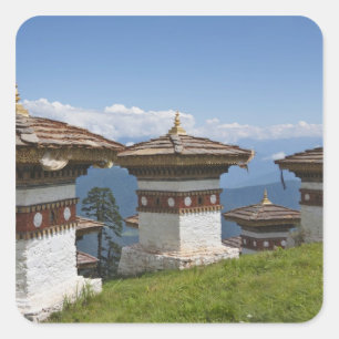 Sindokha Dzong, Dochu La Pass 2 Square Sticker