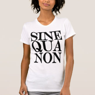 Sine Qua Non Latin Quote Ladies Singlet Shirt