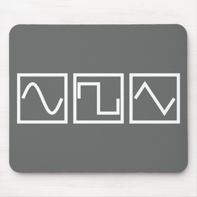 Sine Square Tri Mouse Pad (Front)