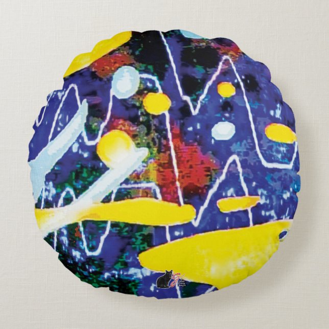 Sines KC image Round Cushion (Front)