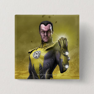 Sinestro 15 Cm Square Badge