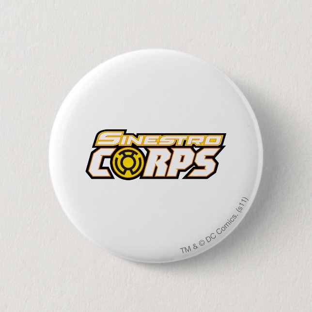 Sinestro Corps 6 Cm Round Badge (Front)