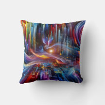 "Sinewaves Of Light" Colourful Modern Futuristic 