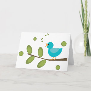 Sing a Song Bird Card