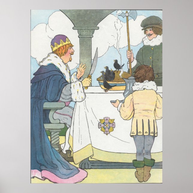 Sing a song of sixpence, A pocket full of rye Poster (Front)