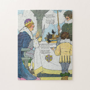 Sing a Song of Sixpence Mother Goose Nursery Rhyme Jigsaw Puzzle