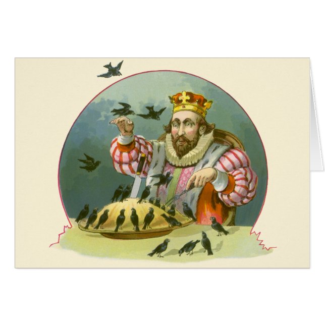 Sing a Song of Sixpence, Vintage Nursery Rhyme (Front Horizontal)