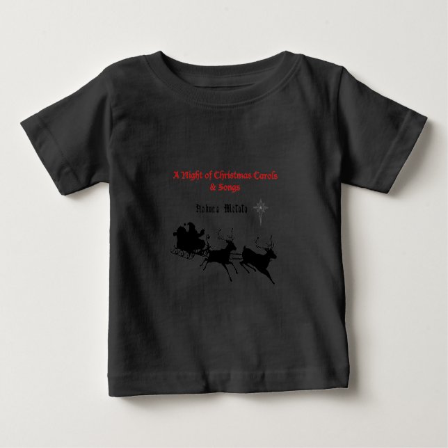 Sing Along Christmas – Carols & Festive Joy Baby T-Shirt (Front)