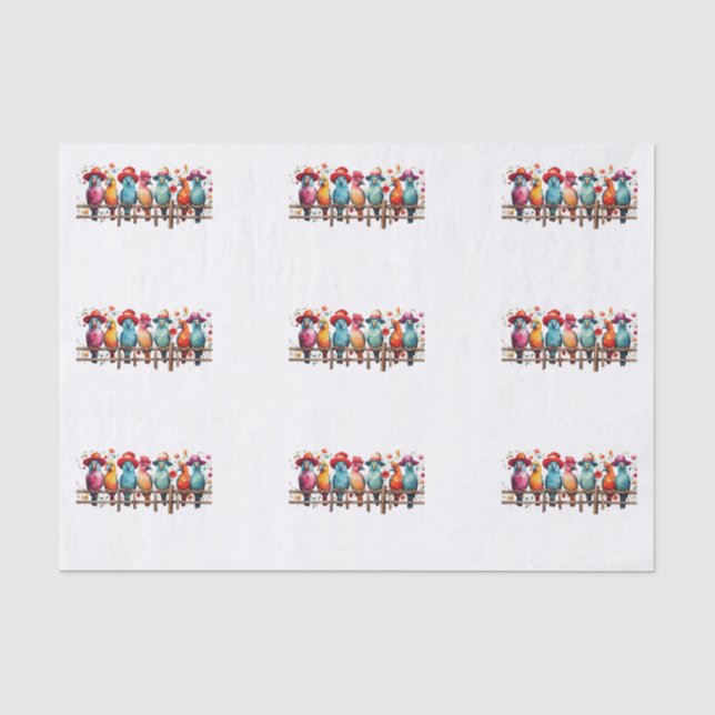 Sing Along-Smaller Tissue Paper (Front)