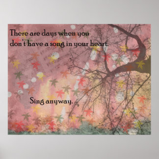 Sing Anyway Poster
