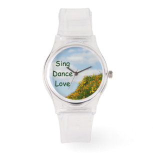 Sing Dance Love watches Poppy Flowers Meadow