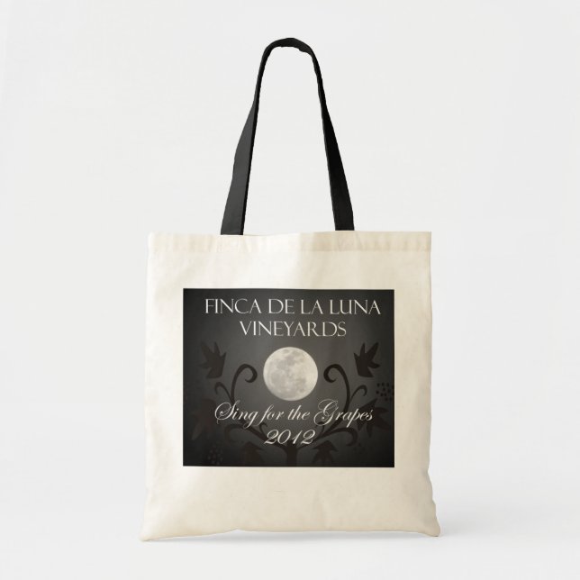 Sing for the Grapes tote Bag (Front)