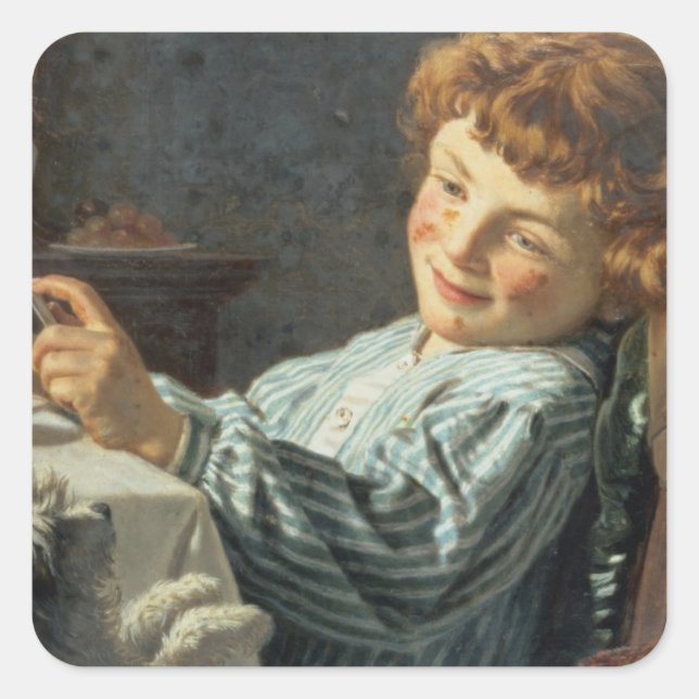 Sing for your Supper Square Sticker (Front)