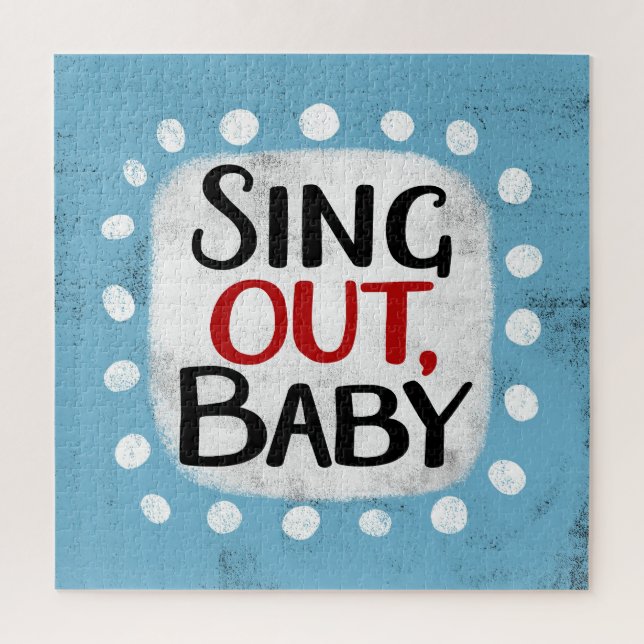 Sing Out, Baby Jigsaw Puzzle (Vertical)