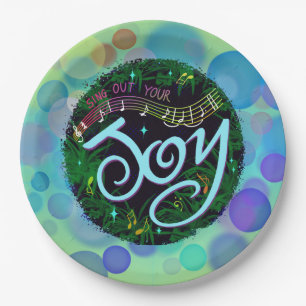 Sing Out Your Joy!  Paper Plate